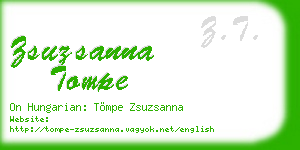 zsuzsanna tompe business card